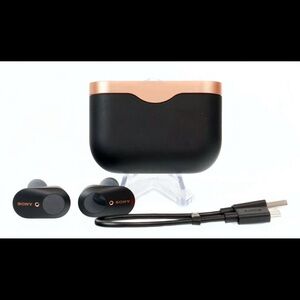 Sony WF-1000XM3 Wireless Ultra Noise Cancelling Bluetooth Headphones in Black